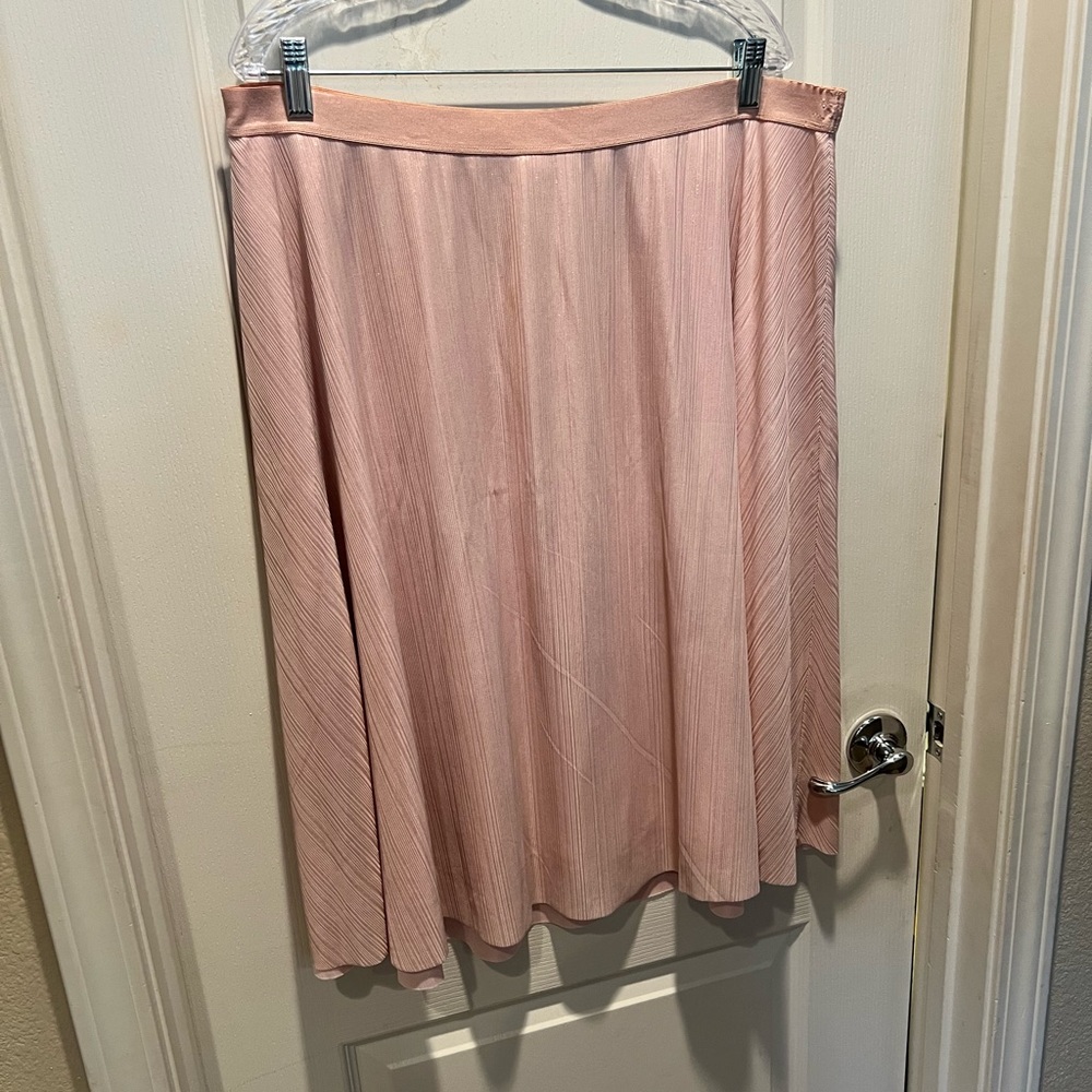 Pink Shimmer Skirt 1xl